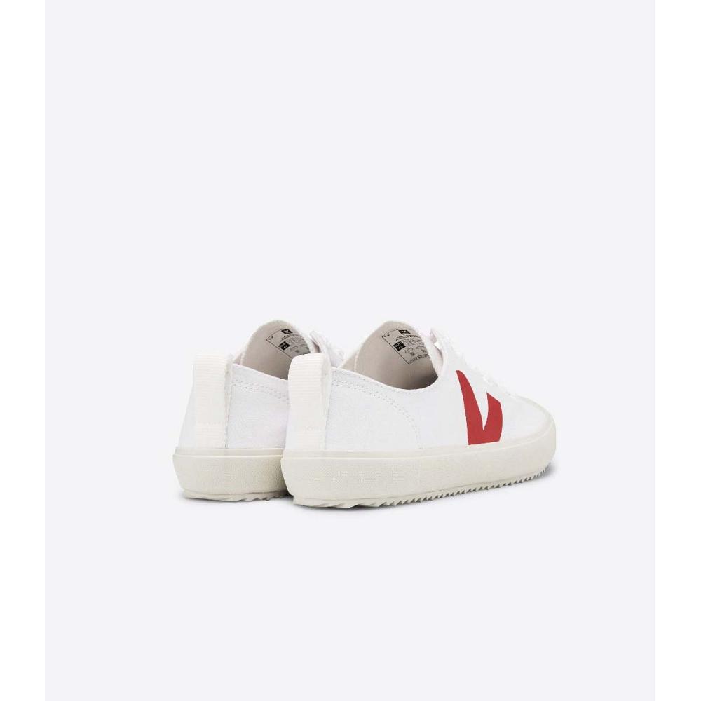 Veja NOVA CANVAS PIERRE Schoenen Heren White/Red | NL 214UZG